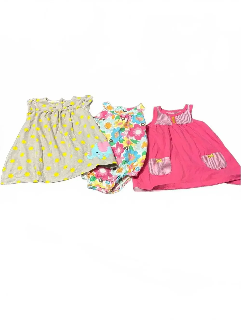 Bundle of Carter's Baby Dress’ and Romper for 18M